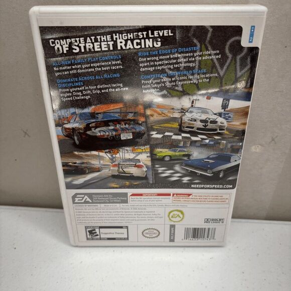 Need For Speed: Prostreet For Wii Racing Pro Street Complete & Tested - Picture 2 of 6